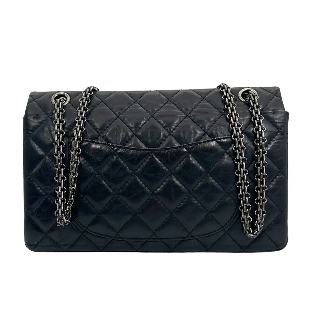 Chanel 2.55 Reissue 226 Medium Double Flap Bag schwarz / neuwertig Chanel