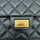 Chanel 2.55 Mini Tasche Kalbsleder in Vintage Optik schwarz / neuwertig Chanel