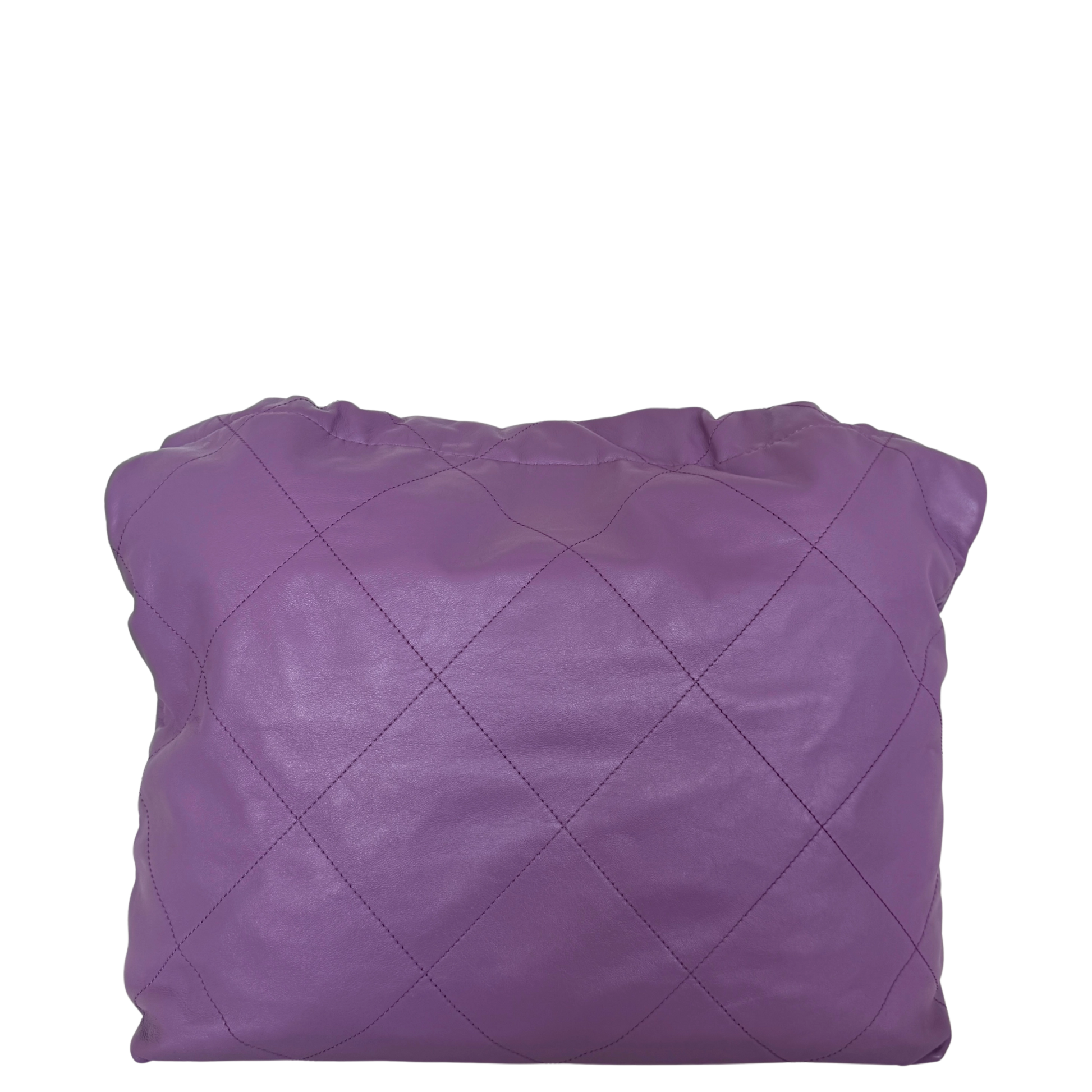 Chanel 22 mittelgroße Hobo Bag aus Kalbsleder Flieder goldene Hardware / sehr gut Chanel