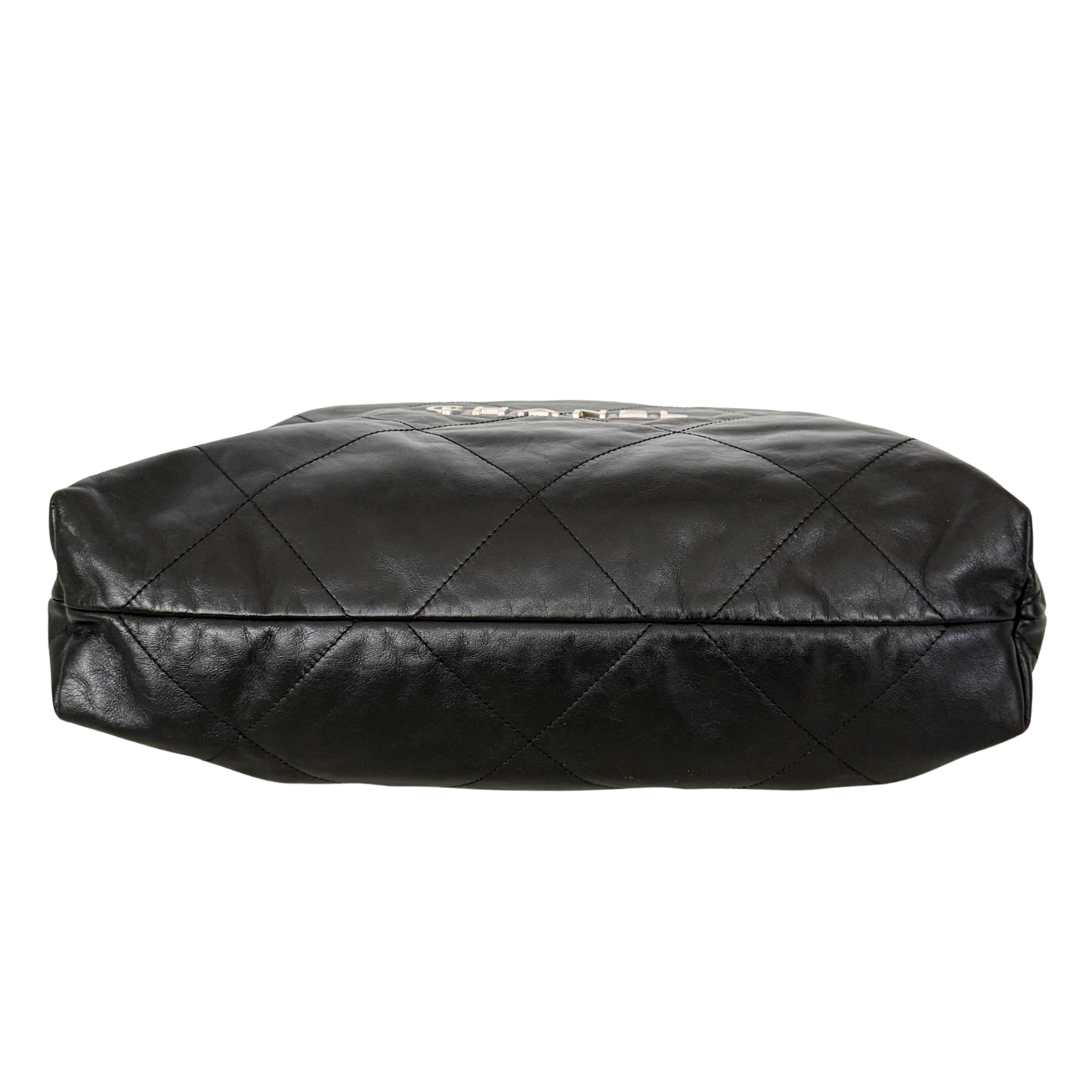 Chanel 22 mittelgroße Hobo Bag Schwarz silberne Hardware / sehr gut Chanel