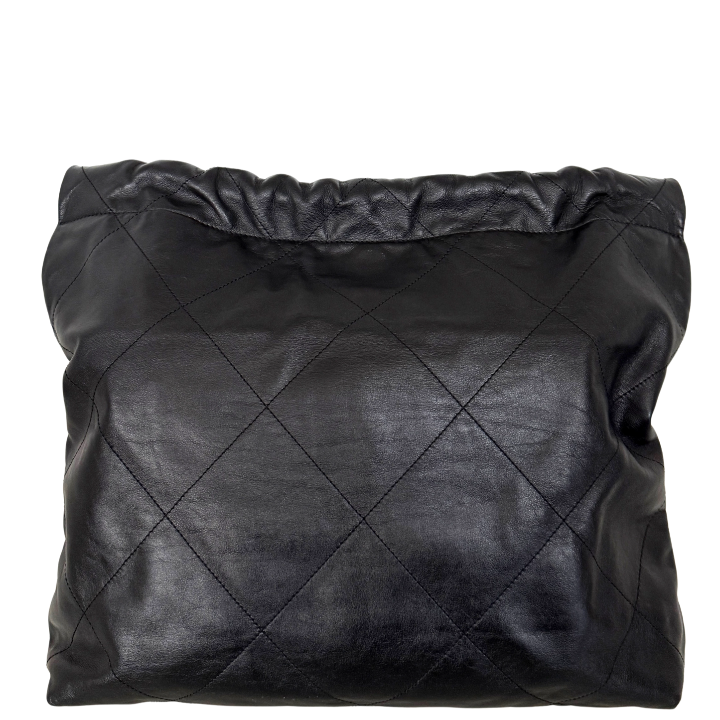 Chanel 22 mittelgroße Hobo Bag Schwarz silberne Hardware / sehr gut Chanel