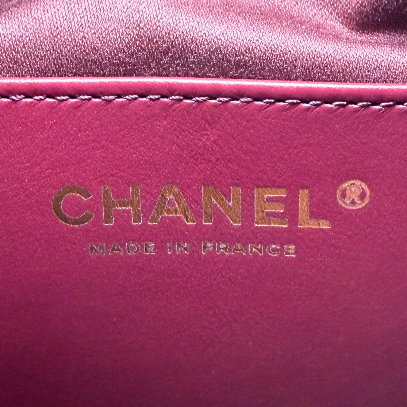 Chanel 25 Small Hobo Bag Dunkelrot / neuwertig Chanel