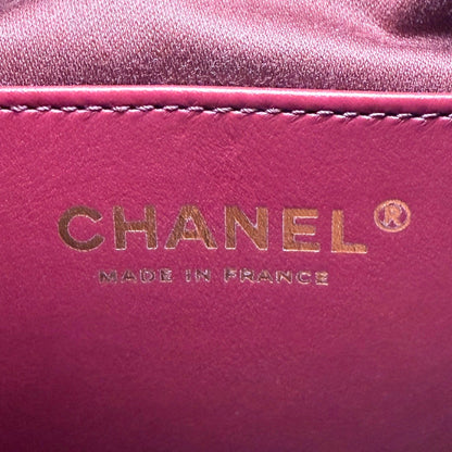 Chanel 25 Small Hobo Bag Dunkelrot / neuwertig Chanel
