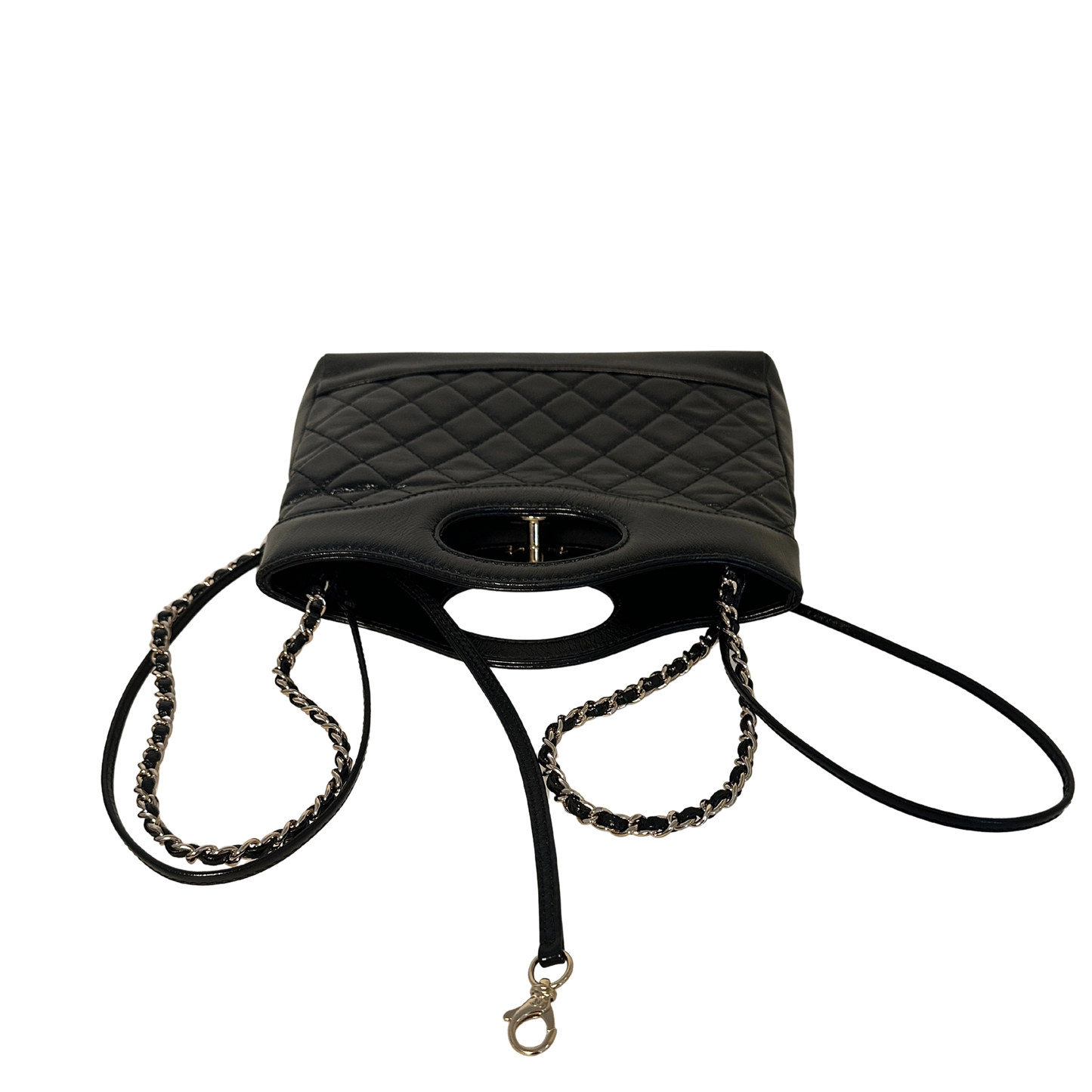 Chanel 31 Mini Shopper glänzendes Lammleder goldene Hardware / sehr gut Chanel