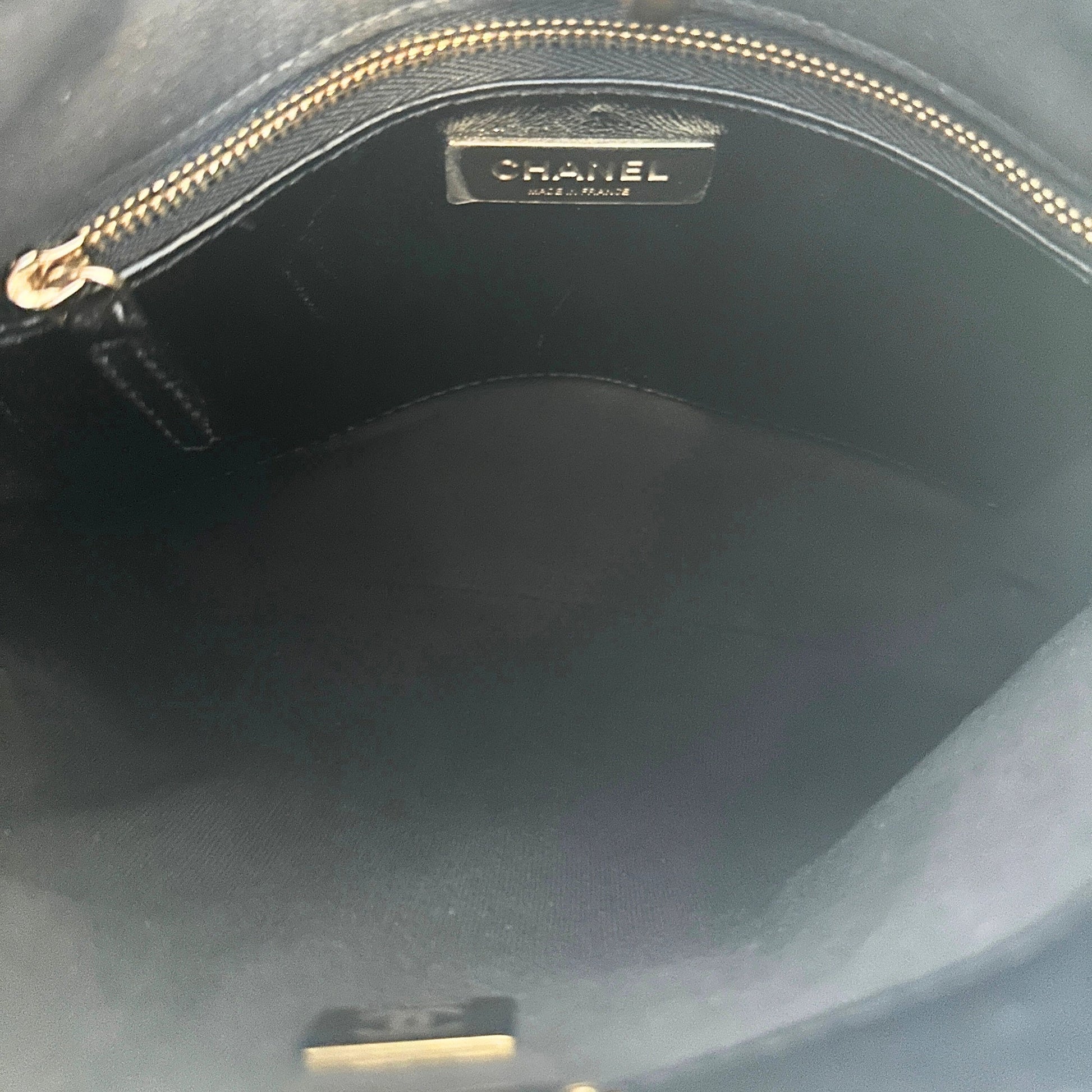Chanel 31 Mini Shopper glänzendes Lammleder goldene Hardware / sehr gut Chanel