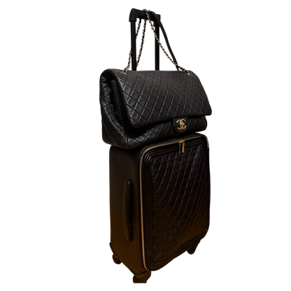 Chanel XXL Airline Flap Bag und Koffer Set Rarität / sehr gut Chanel
