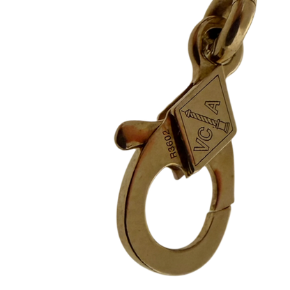 Van Cleef Vintage Alhambra 5 Motive 18 Karat Gelbgold, Onyx Fullset / sehr gut Van Cleef & Arpels