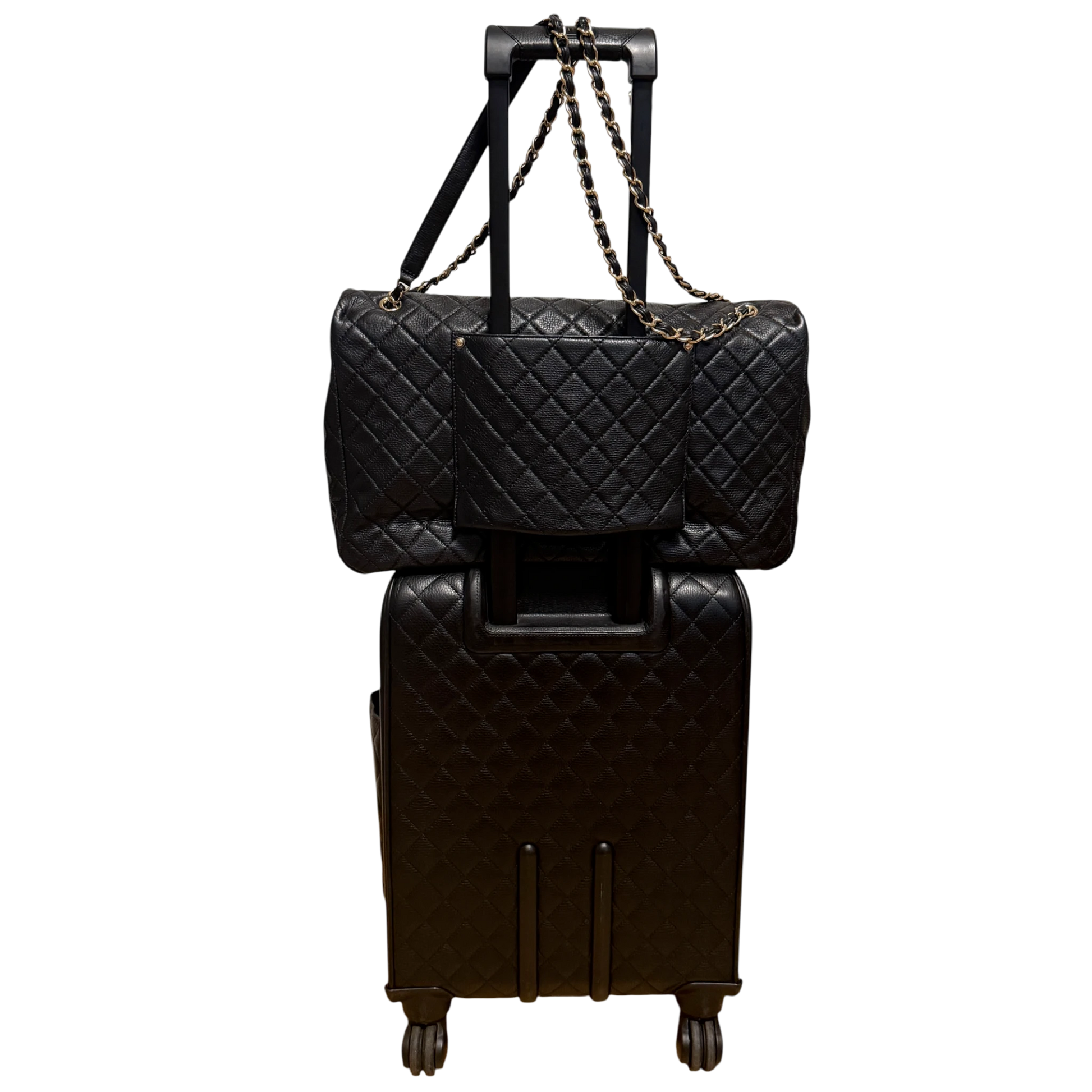 Chanel XXL Airline Flap Bag und Koffer Set Rarität / sehr gut Chanel