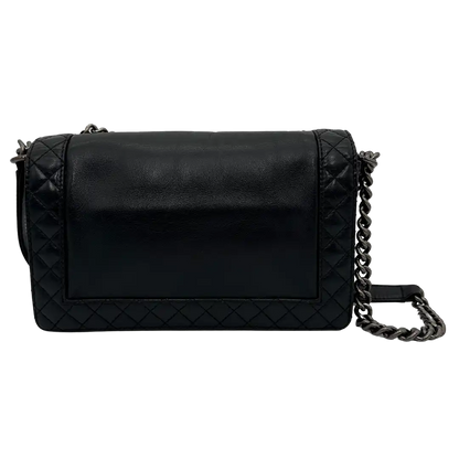 Chanel Boy Multi Chain Medium Tasche schwarz / sehr gut Chanel