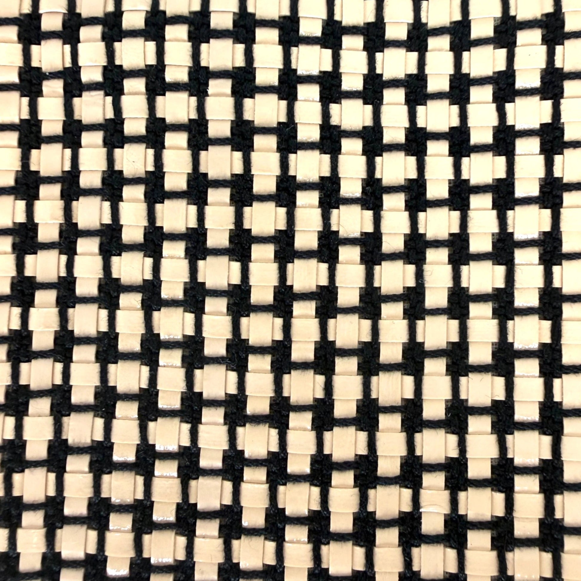 Chanel Boy Tasche Groß Lammleder / Rattan Schwarz / Beige Chanel