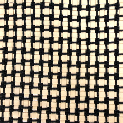 Chanel Boy Tasche Groß Lammleder / Rattan Schwarz / Beige Chanel