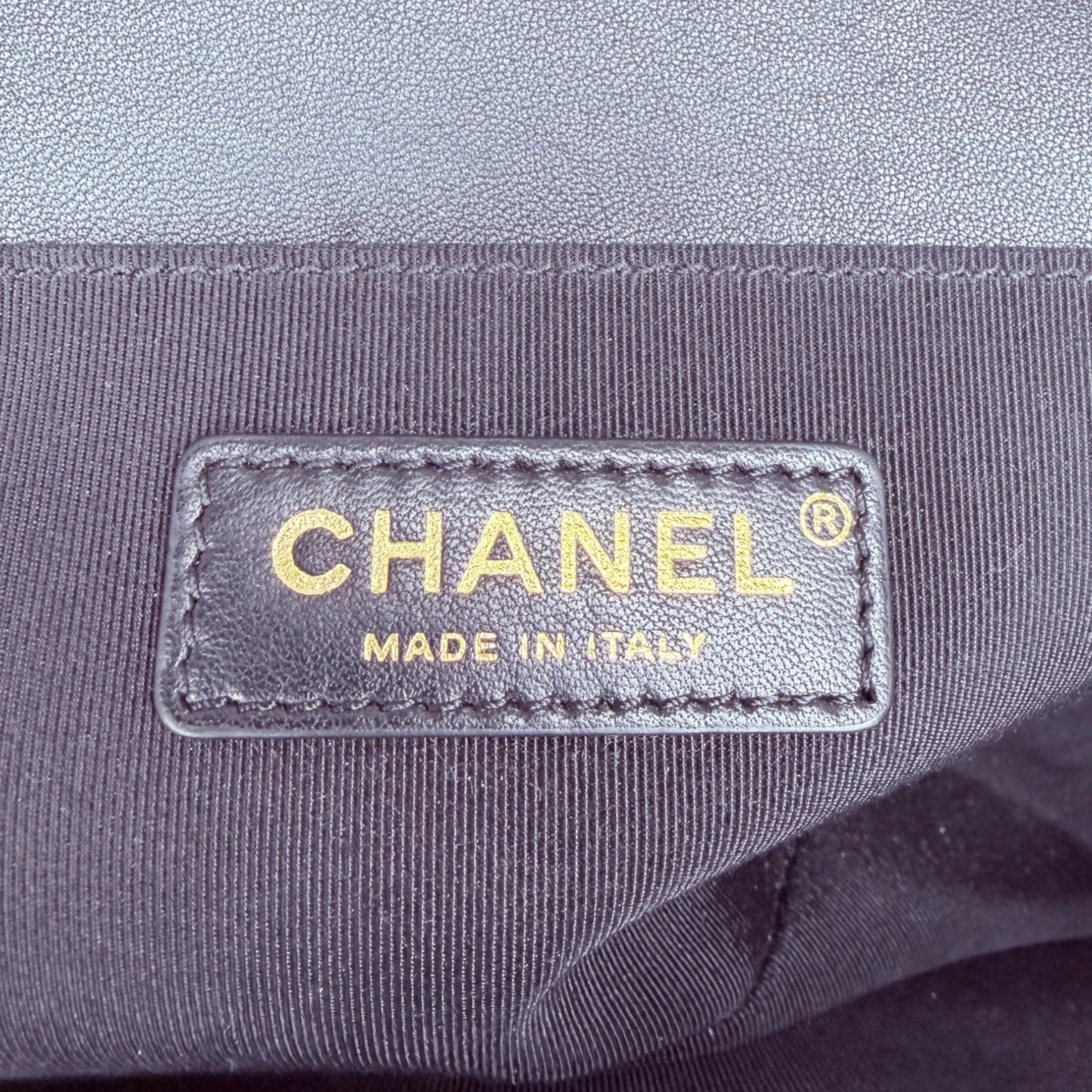 Chanel Boy Braided Jacket Tweed x Lammleder Chanel
