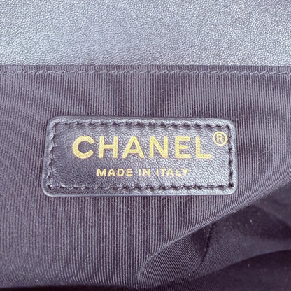 Chanel Boy Braided Jacket Tweed x Lammleder Chanel