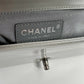 Chanel Boy Bag small glazed Silver selten / gut Chanel