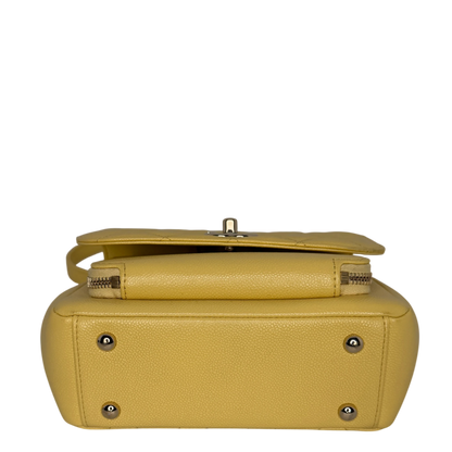 Chanel Business Affinity Small Flap Bag Caviar Gelb Gold Chanel