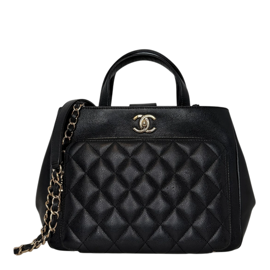 Chanel Business Affinity Small Kaviarleder schwarz GHW Chanel