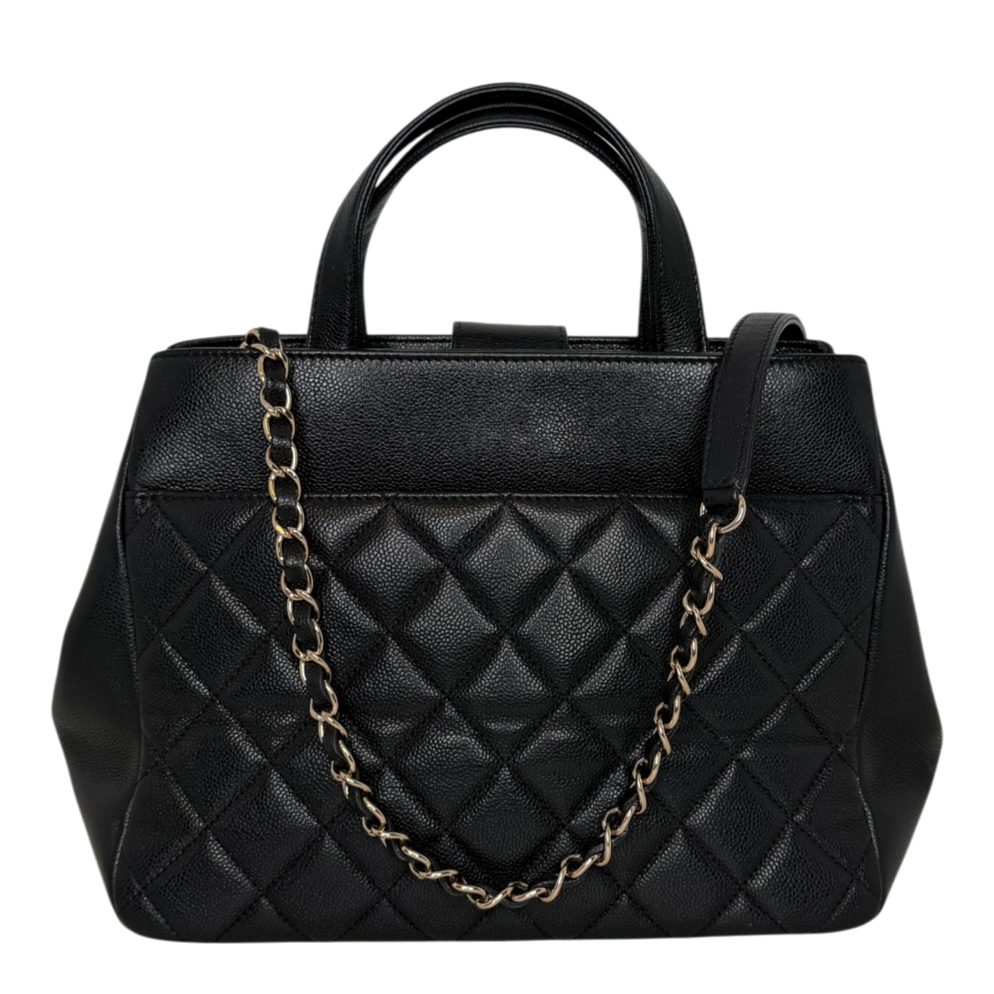 Chanel Business Affinity Small Kaviarleder schwarz GHW Chanel