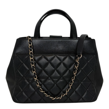 Chanel Business Affinity Small Kaviarleder schwarz GHW Chanel