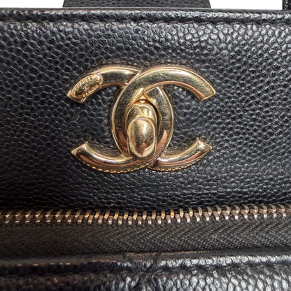 Chanel Business Affinity Small Kaviarleder schwarz GHW Chanel