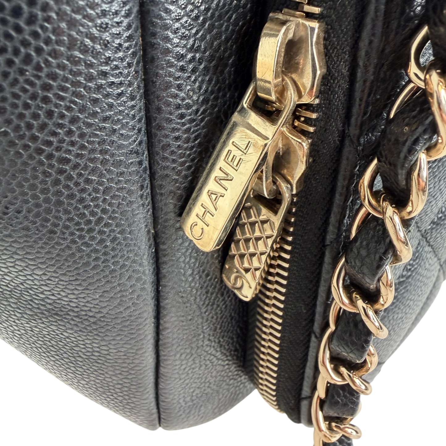 Chanel Business Affinity Small Kaviarleder schwarz GHW Chanel
