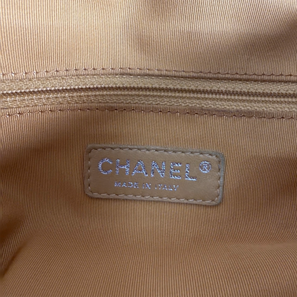 Chanel Chain Around Timeless Flap Bag hellbraun Leder CC-Logo / gut Chanel