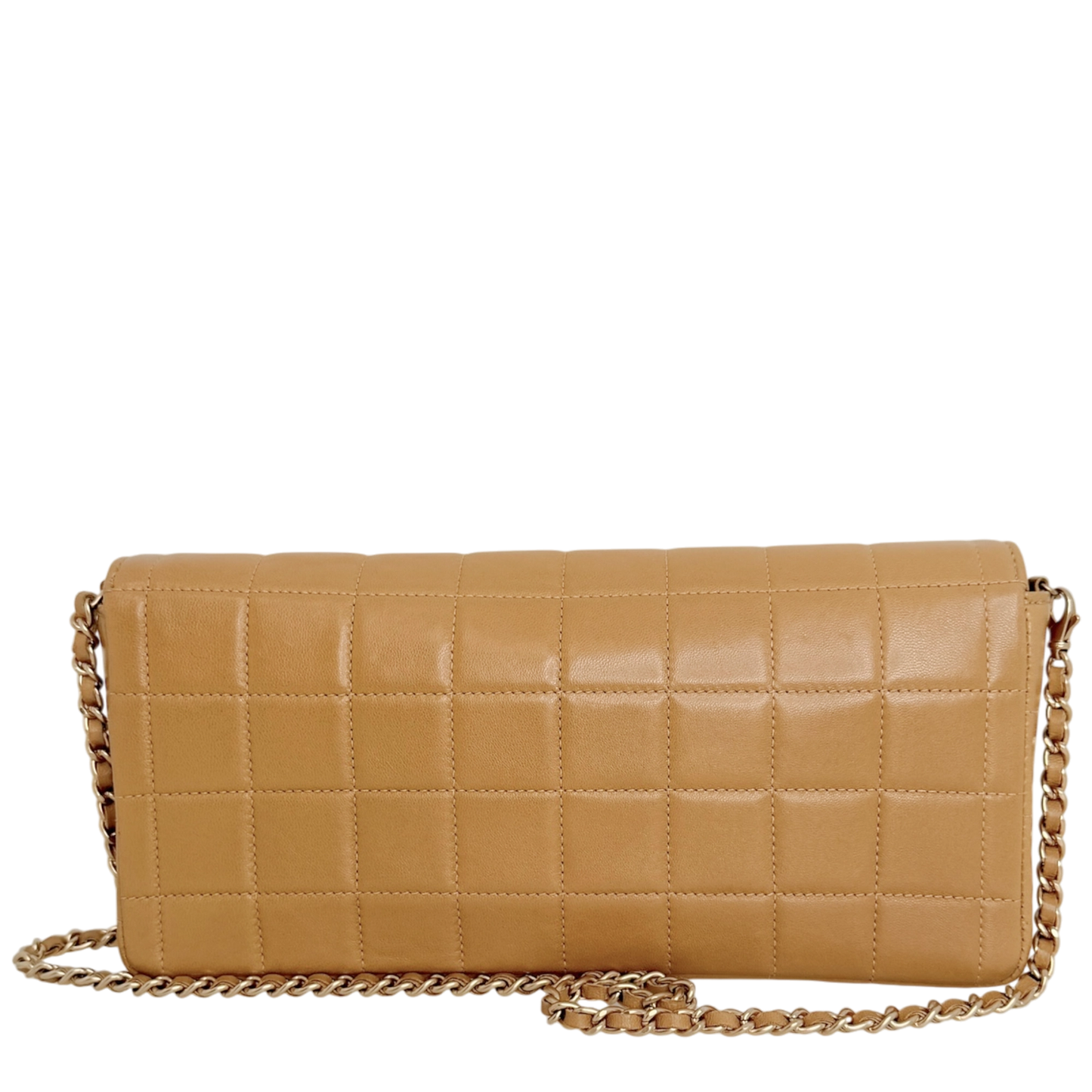 Chanel Chocolate Bar Bag Lammleder beige / sehr gut Chanel