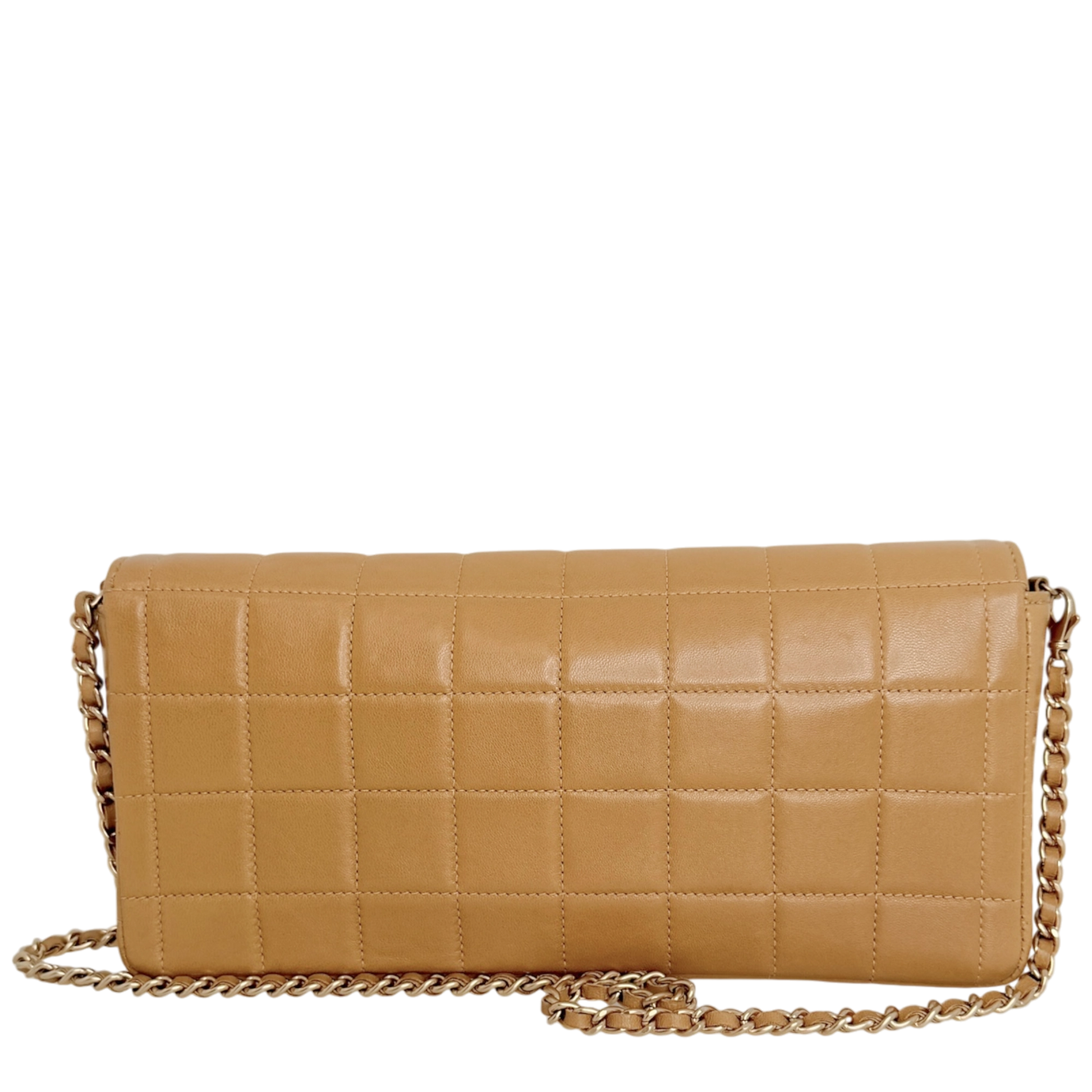 Chanel Chocolate Bar Bag Lammleder beige / sehr gut Chanel