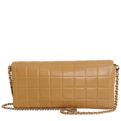 Chanel Chocolate Bar Bag Lammleder beige / sehr gut Chanel