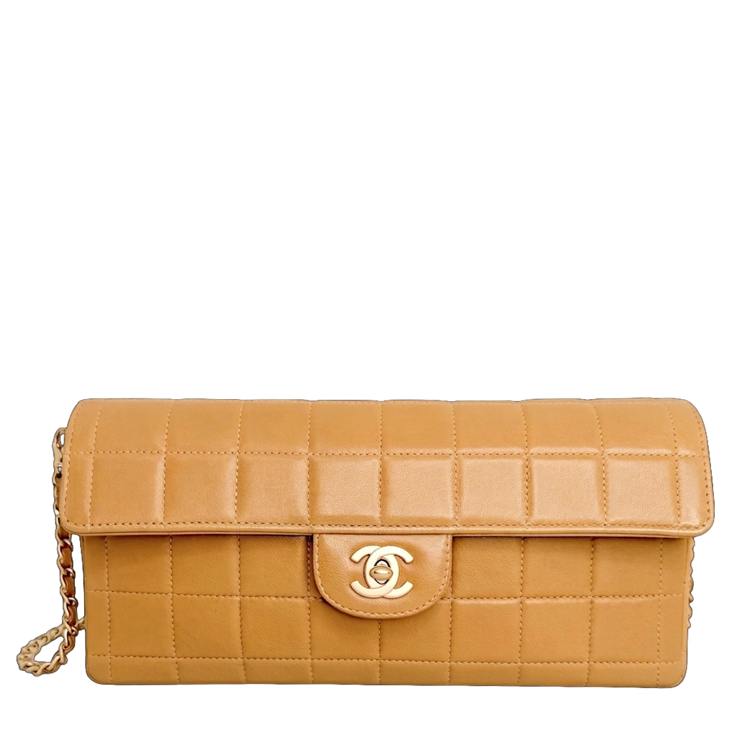 Chanel Chocolate Bar Bag Lammleder beige / sehr gut Chanel