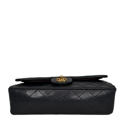 Chanel Timeless Medium Doubleflap Bag Lammleder schwarz GHW / gut Chanel
