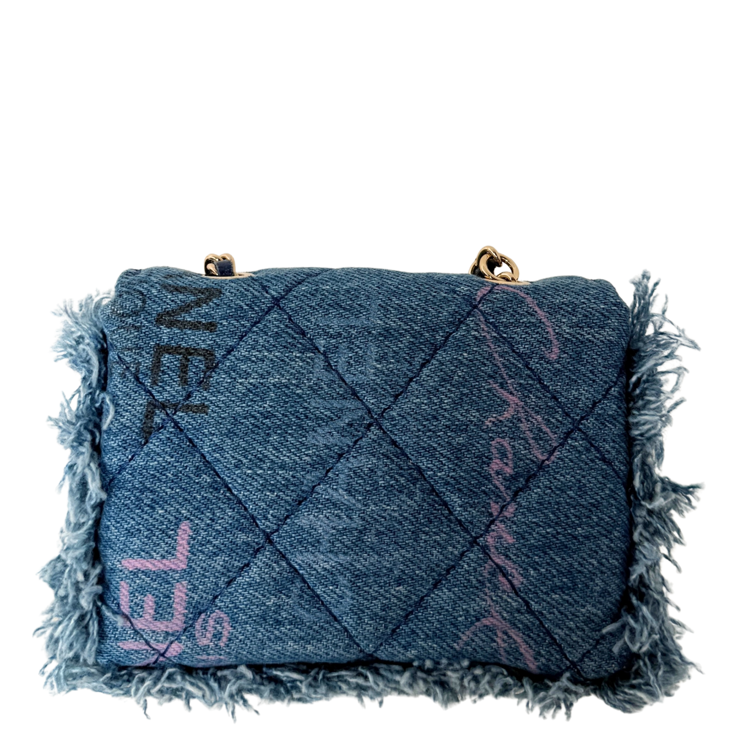 Chanel Micro Flapbag Denim / neuwertig Chanel