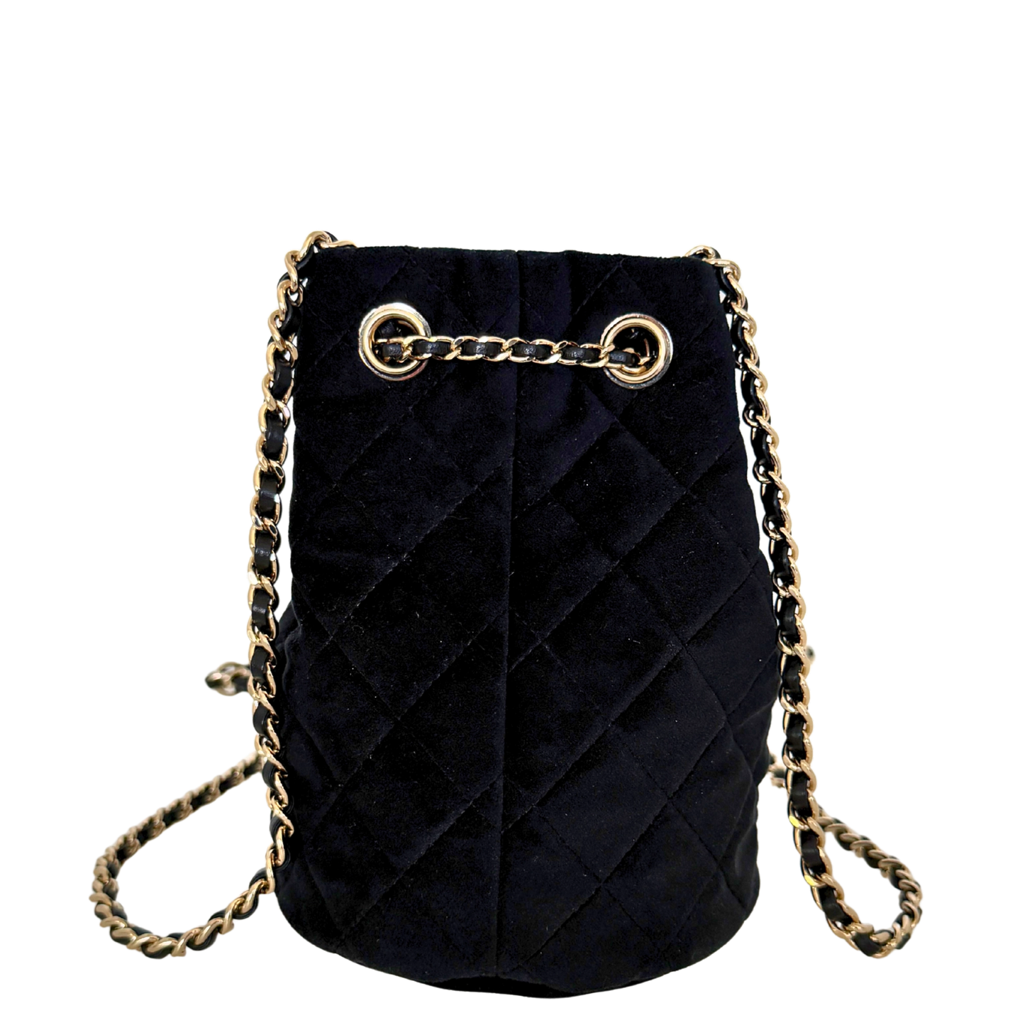 Chanel Velvet Pearl Crush Mini Drawstring Bags / neuwertig Chanel
