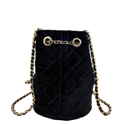 Chanel Velvet Pearl Crush Mini Drawstring Bags / neuwertig Chanel