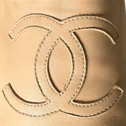 Chanel Espadrilles Größe 35 Beige / gut Chanel