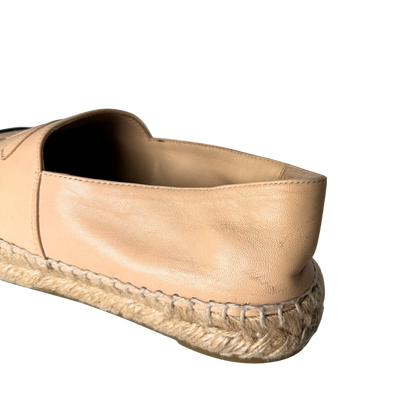 Chanel Espadrilles Größe 35 Beige / gut Chanel