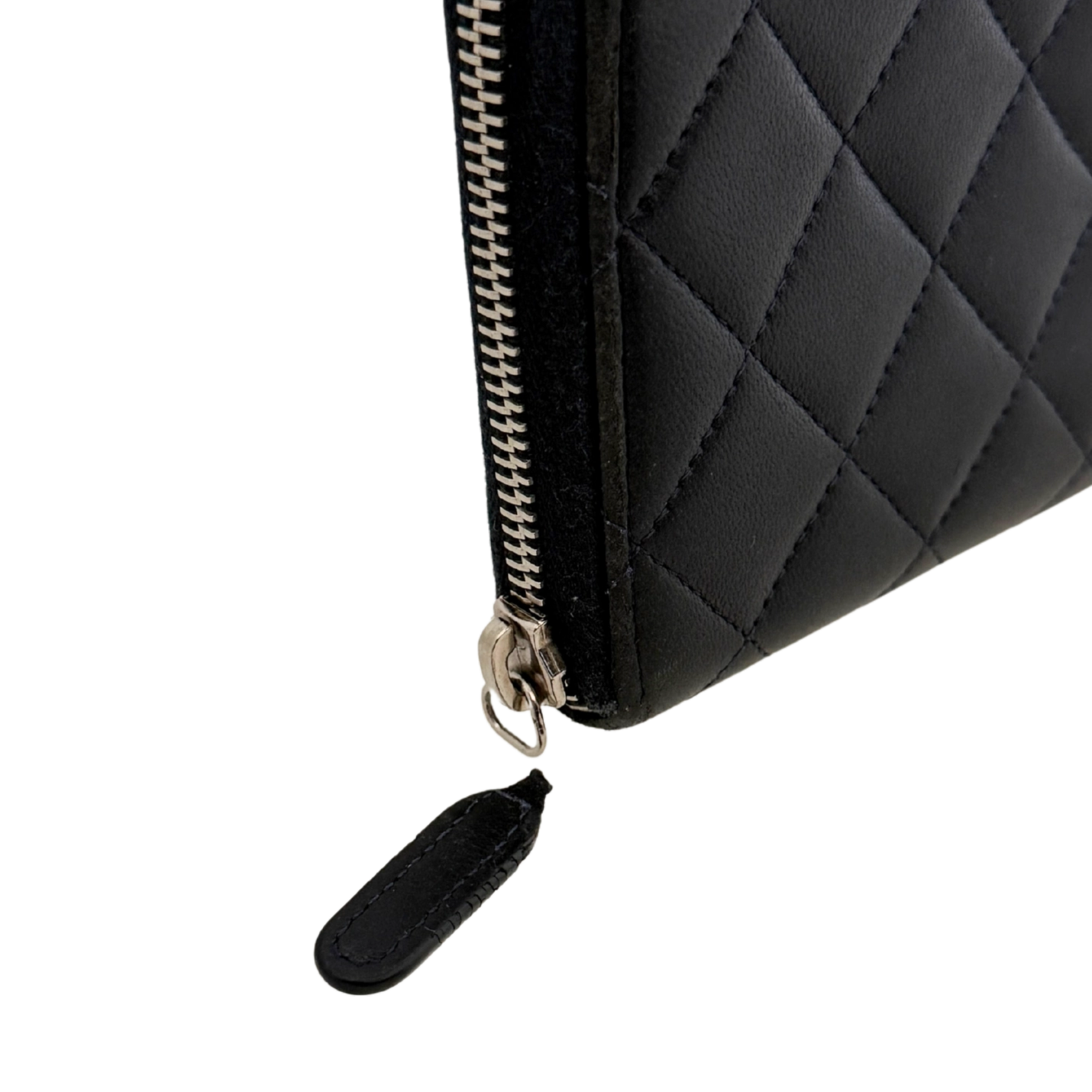 Chanel CC zip-around Geldbörse Dunkelblau / gut Louis Vuitton