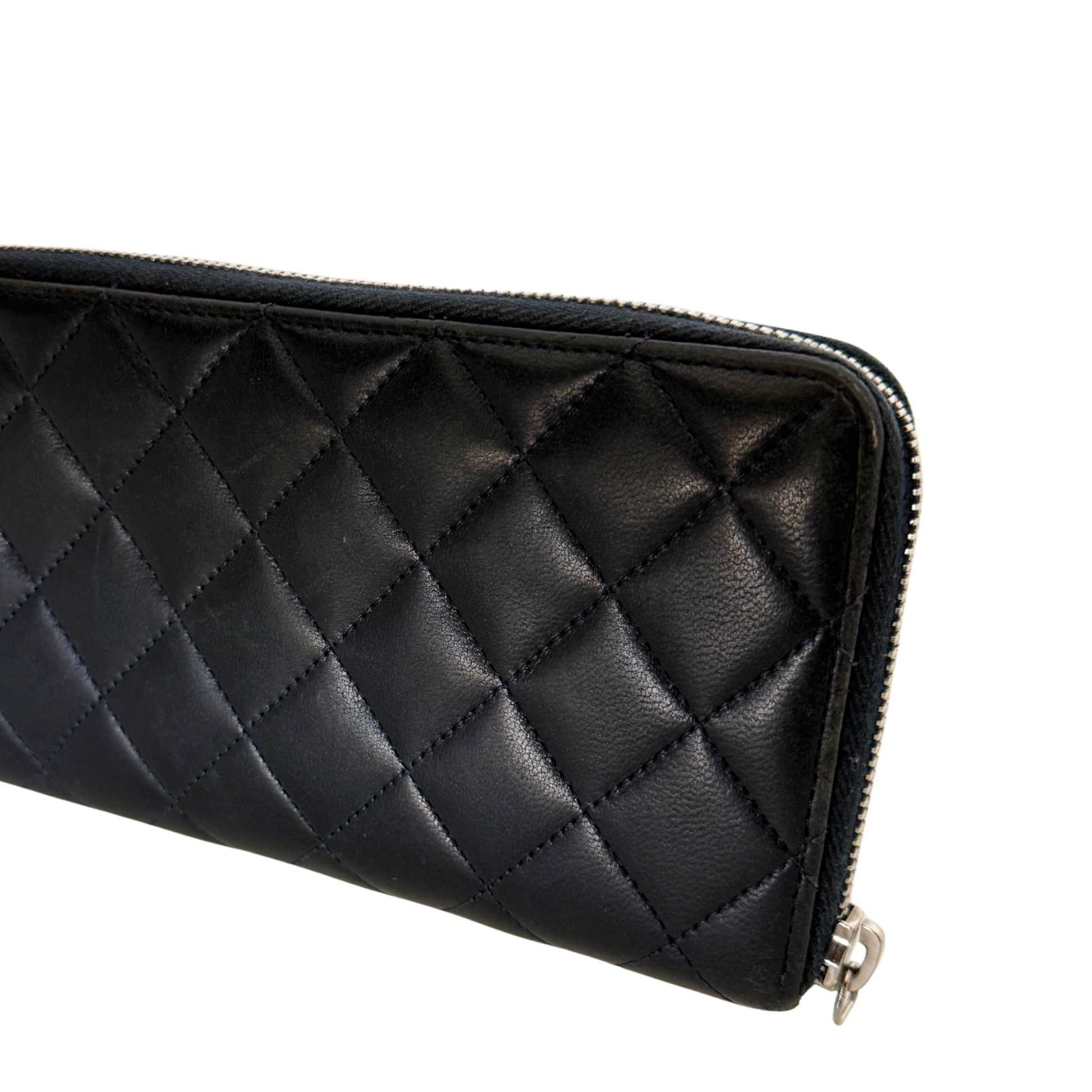 Chanel CC zip-around Geldbörse Dunkelblau / gut Louis Vuitton