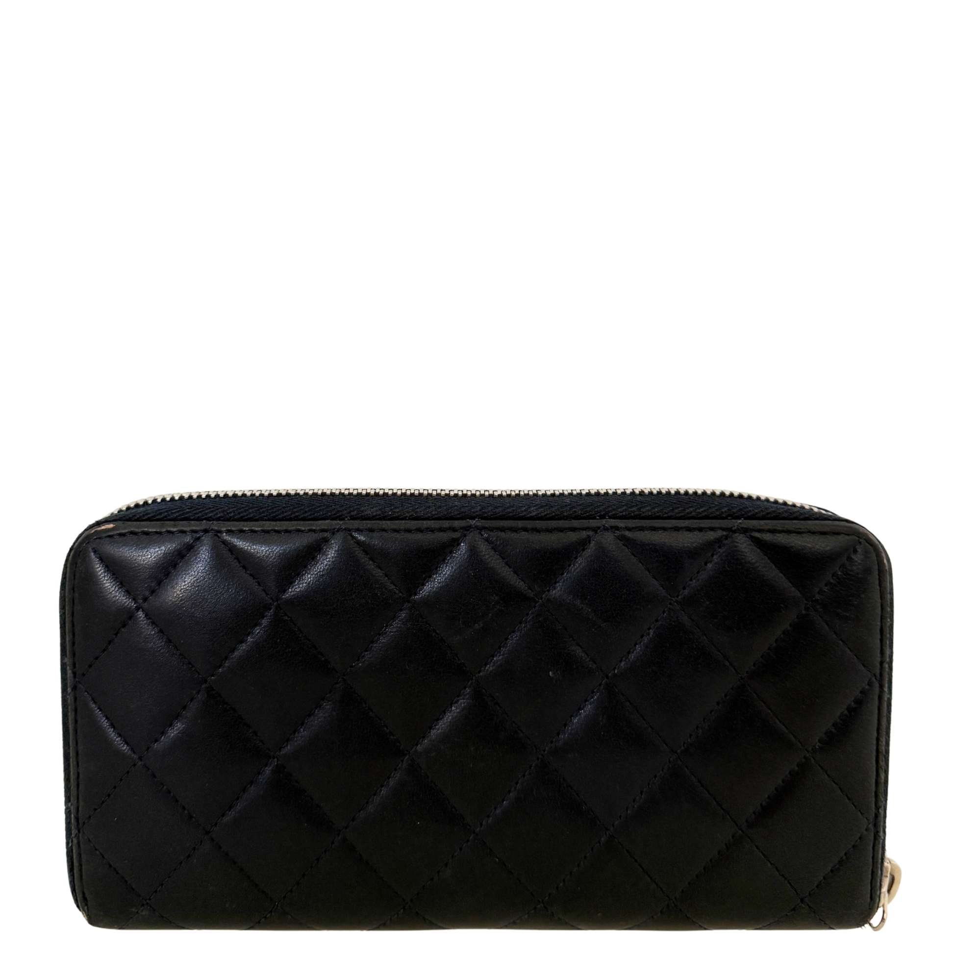 Chanel CC zip-around Geldbörse Dunkelblau / gut Louis Vuitton