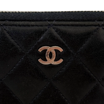 Chanel CC zip-around Geldbörse Dunkelblau / gut Louis Vuitton