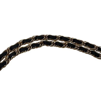 Chanel Kettengürtel mit Interlocking CC Charms Schwarz Gold / sehr gut Chanel