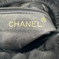 Chanel Vintage Mini Bucket schwarz Wildleder / gut Chanel