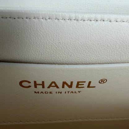 Chanel Mini Tweed Top Handle Double Flap Bag Fullset / neuwertig Chanel