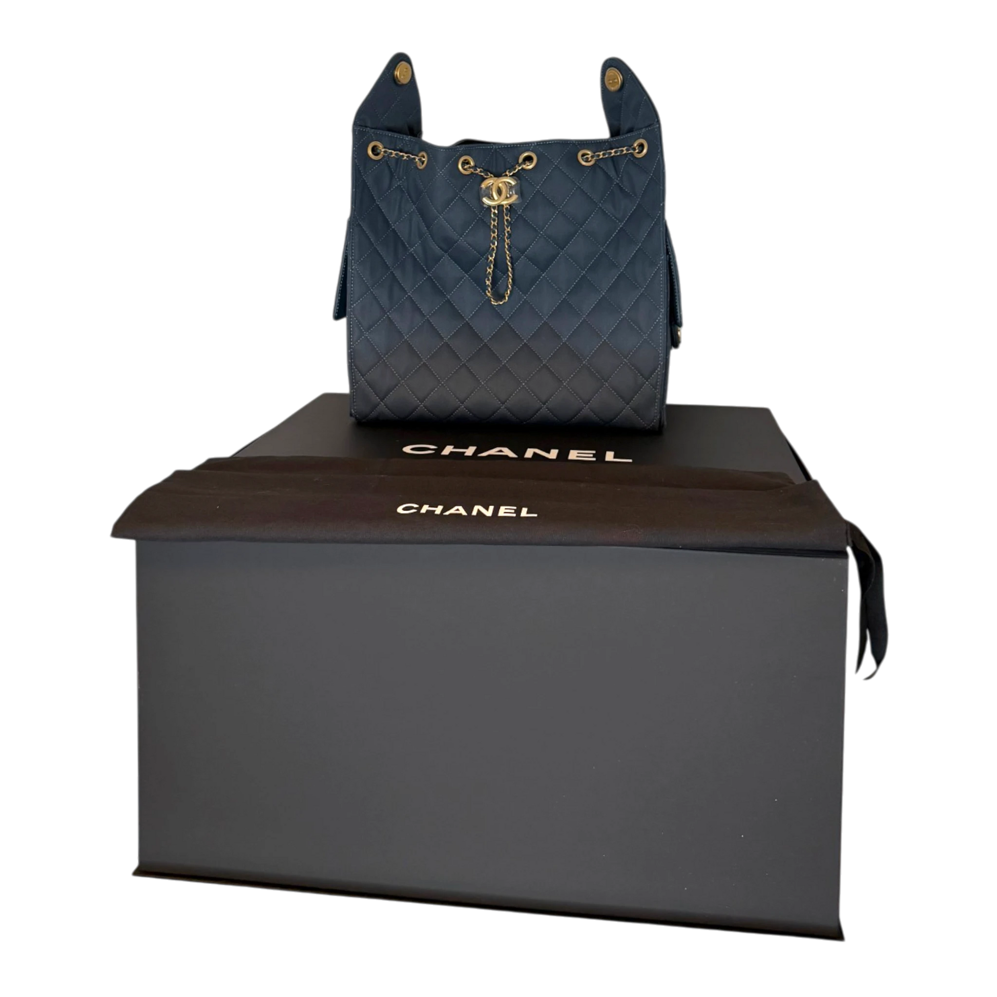 Chanel Mittelgroße Chanel 25 Tasche Blau Herbst / Winter Kollektion 2026 Chanel
