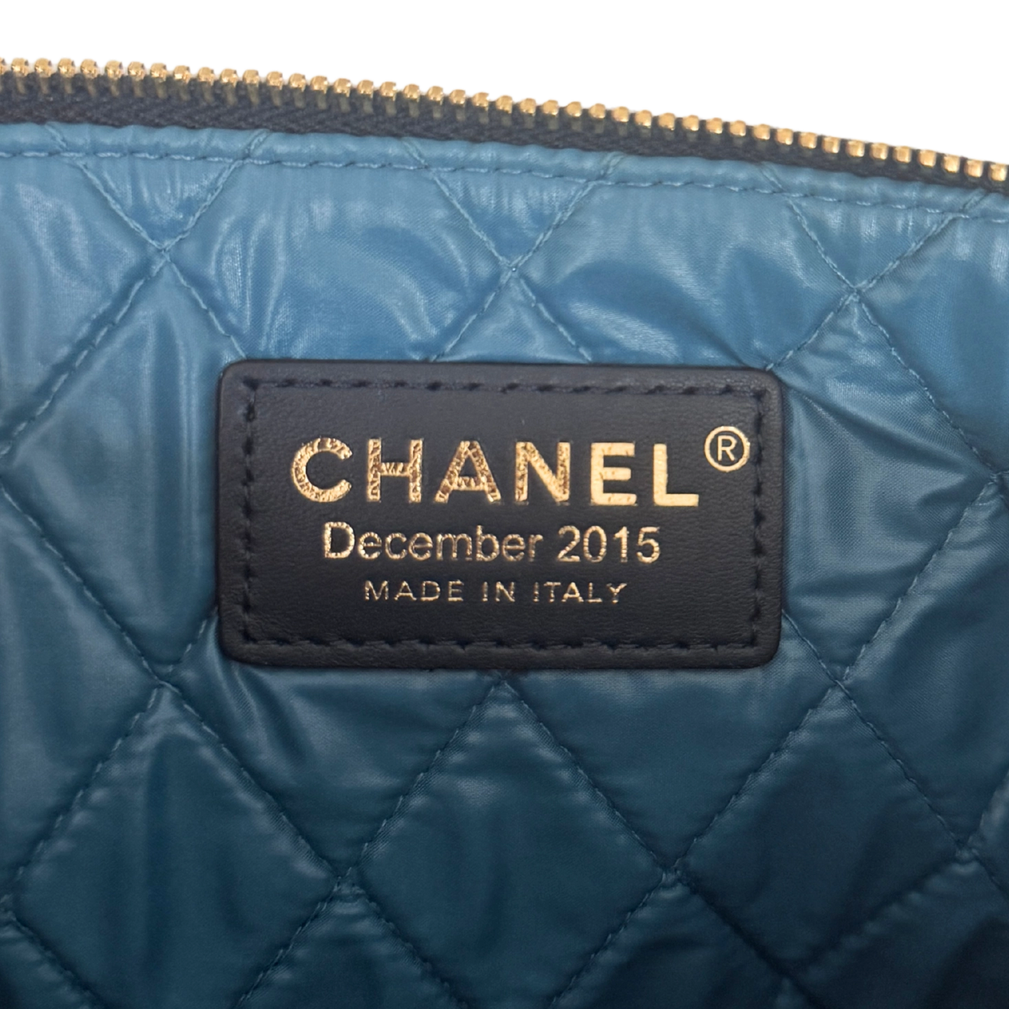 Chanel 2015 CC Colour Block Clutch Multicolor / gut Chanel