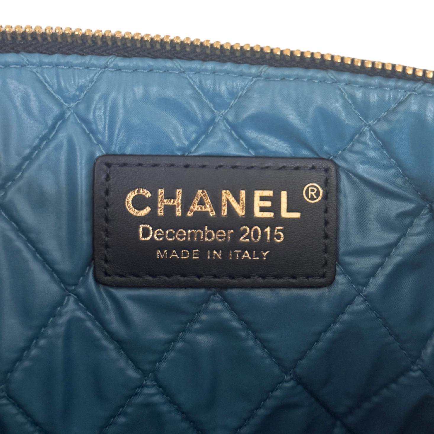 Chanel 2015 CC Colour Block Clutch Multicolor / gut Chanel