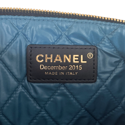 Chanel 2015 CC Colour Block Clutch Multicolor / gut Chanel
