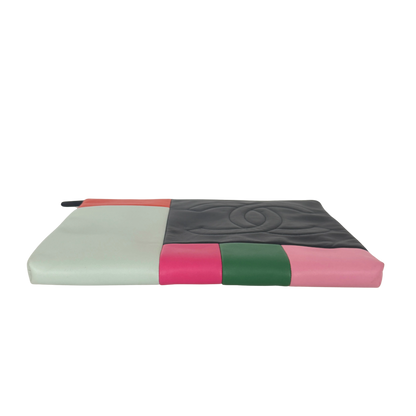 Chanel 2015 CC Colour Block Clutch Multicolor / gut Chanel