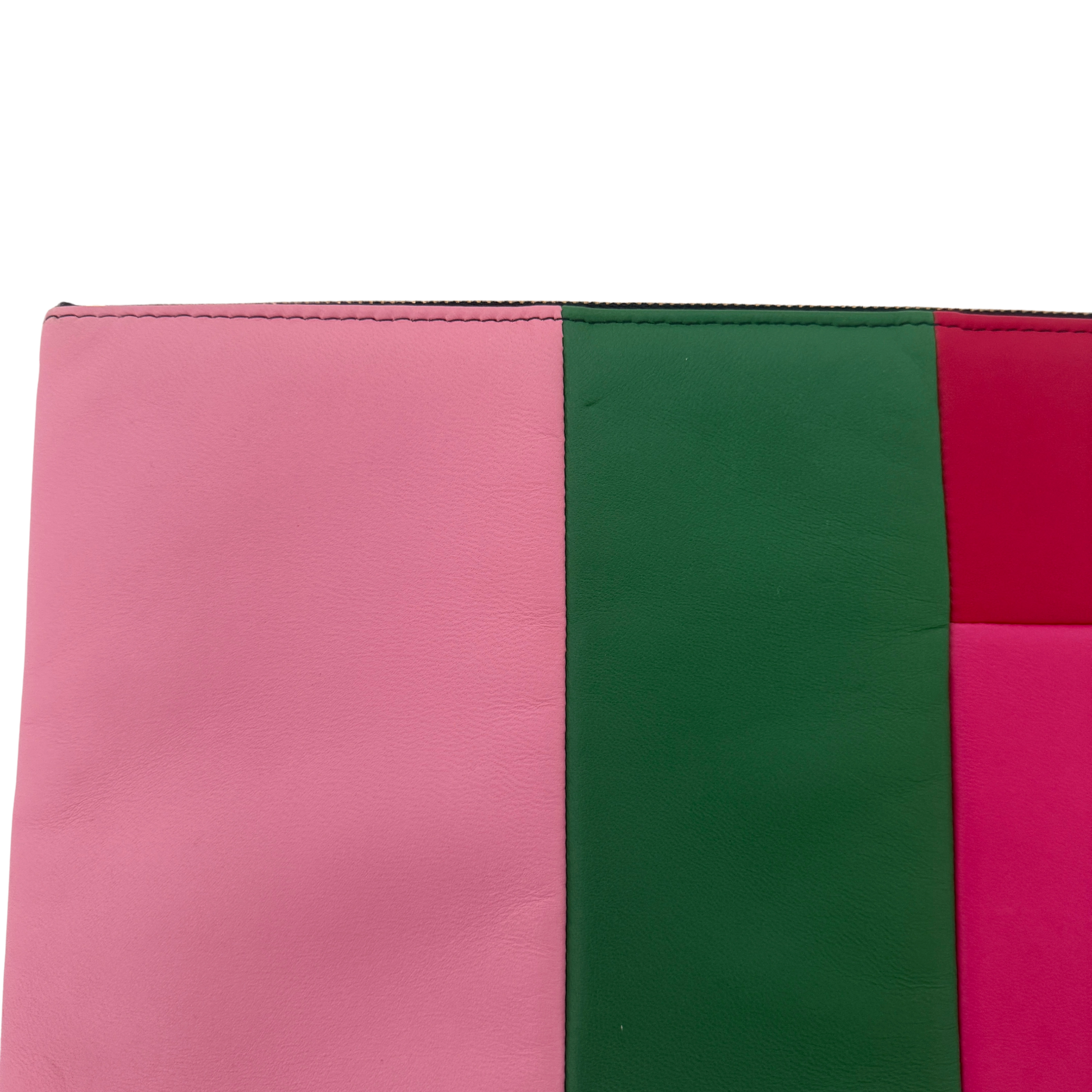 Chanel 2015 CC Colour Block Clutch Multicolor / gut Chanel