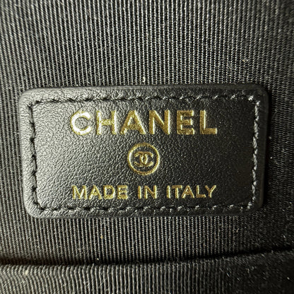 Chanel Round As Earth Tweed Crossbody Bag Schwarz / neuwertig Chanel