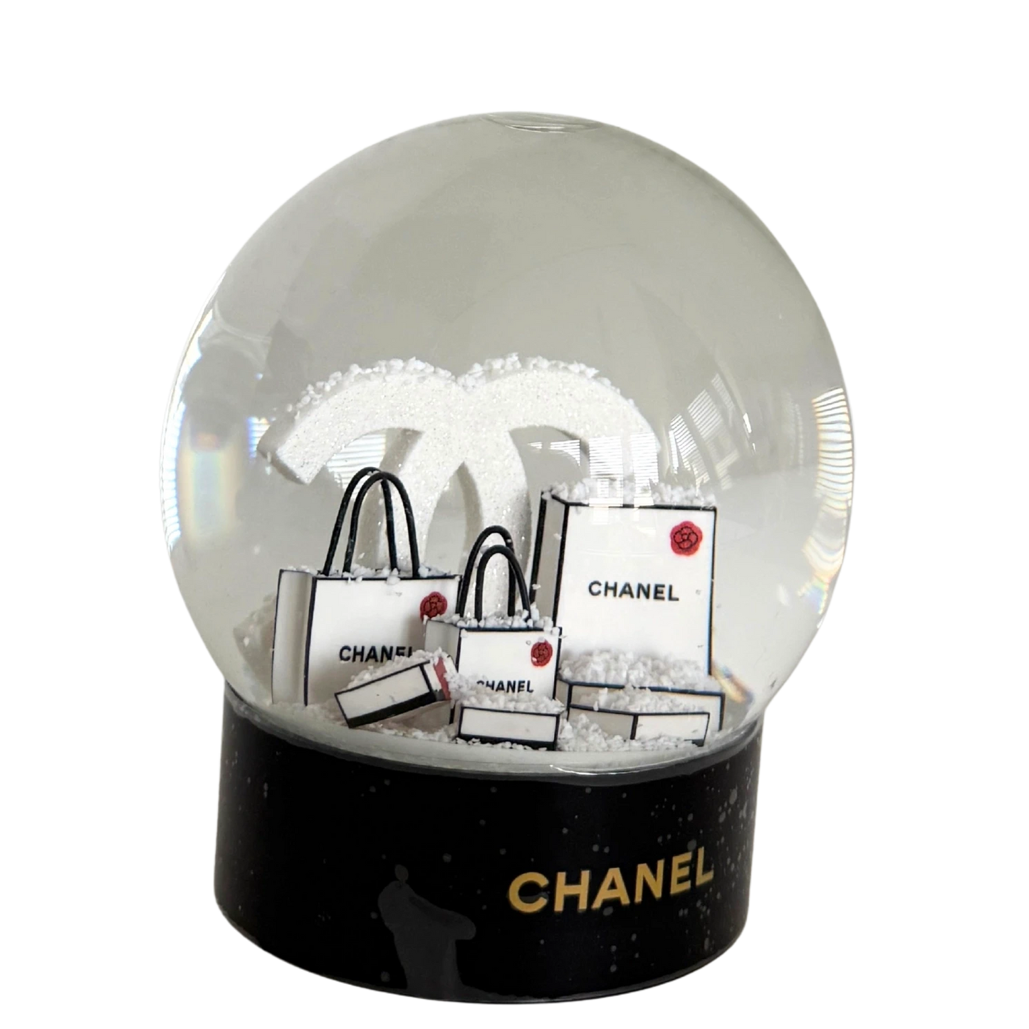 Chanel Schneekugel 2019 Schwarz / neuwertig Chanel
